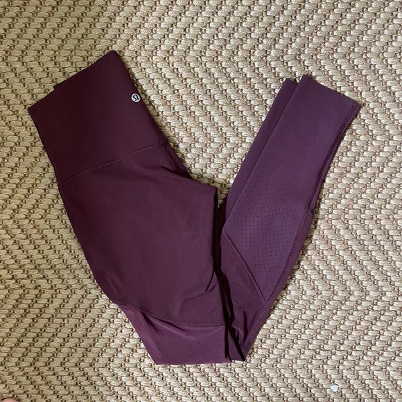 lululemon athletica Pants - Lululemon Mesh Crop Leggings - Size 4